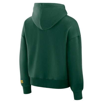 Green Bay Packers Women's Legacy Fleece Pullover Hoodie - Green outlet