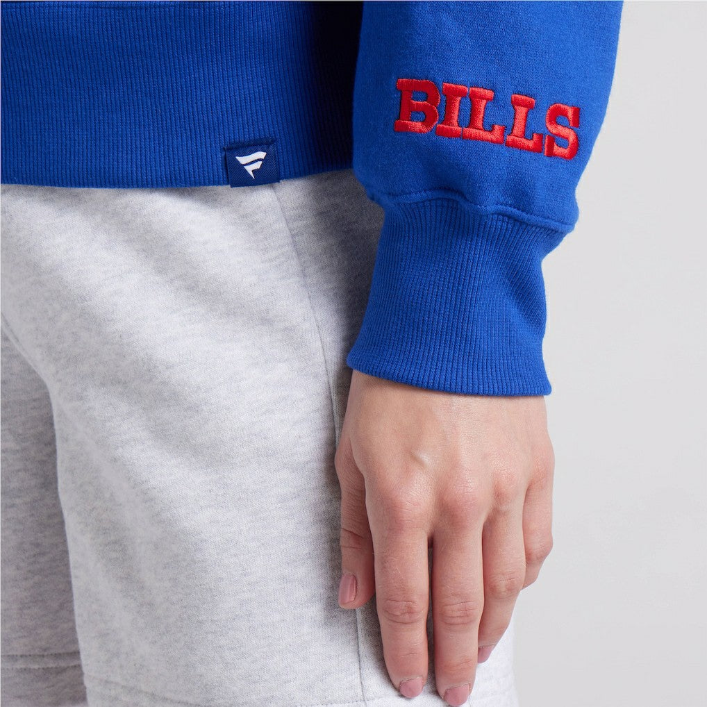 Buffalo Bills Women's Legacy Fleece Pullover Hoodie - Royal on sale
