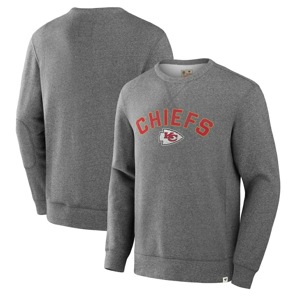 Kansas City Chiefs Loop Terry Pullover Sweatshirt - Heather Gray online