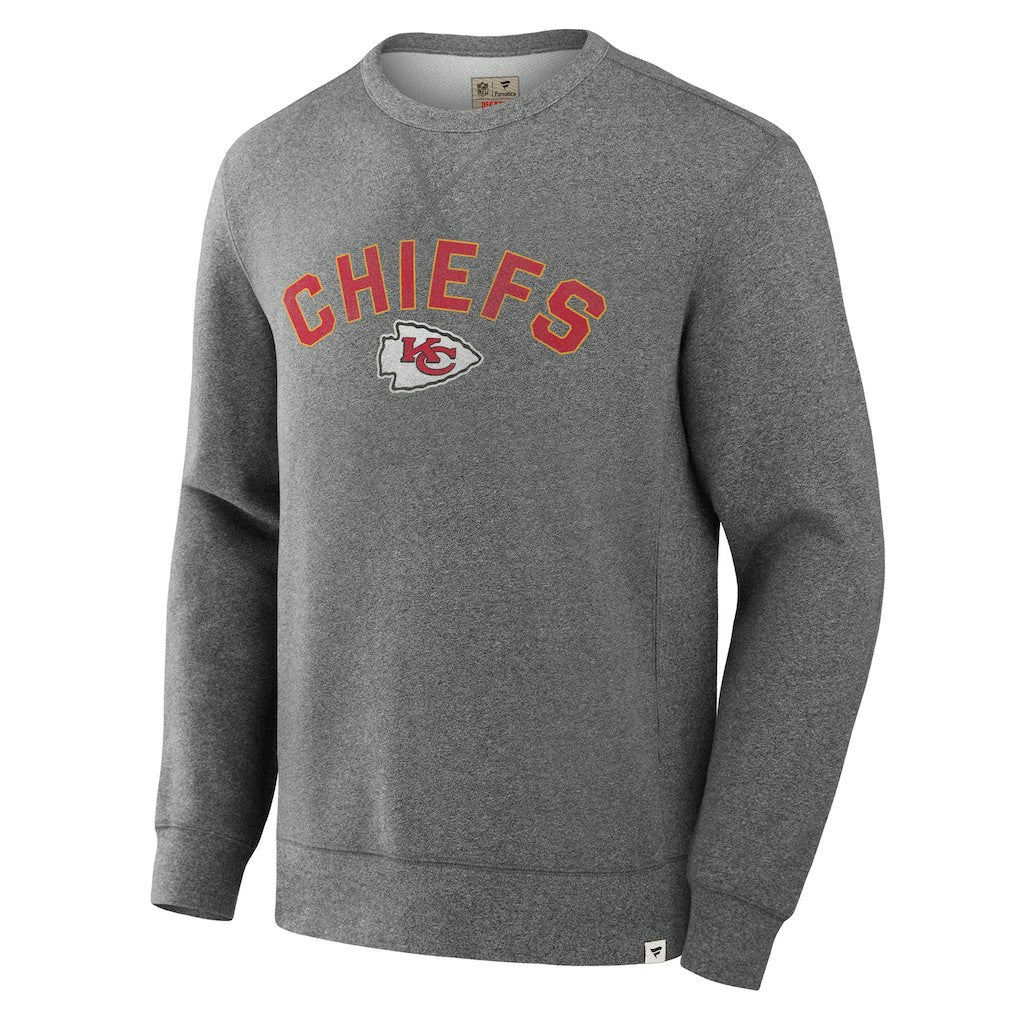 Kansas City Chiefs Loop Terry Pullover Sweatshirt - Heather Gray online