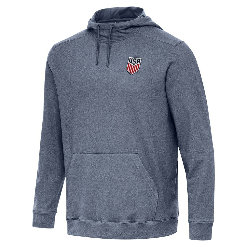 USMNT Antigua Cloud Pullover Hoodie - Heather Navy cheap