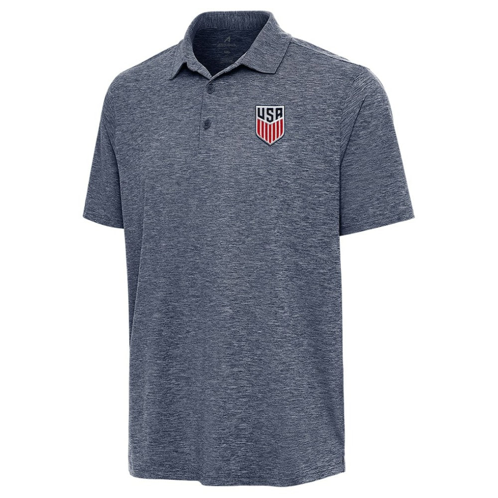USMNT Antigua Big & Tall Par 3 Polo - Heather Navy online