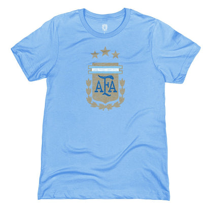 Argentina National Team 1863FC Badge T-Shirt - Light Blue sale