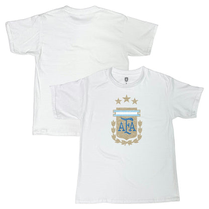 Argentina National Team 1863FC Youth Badge T-Shirt - White discount