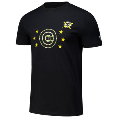 Chicago Cubs 2024 Armed Forces Day T-Shirt - Black | New Era