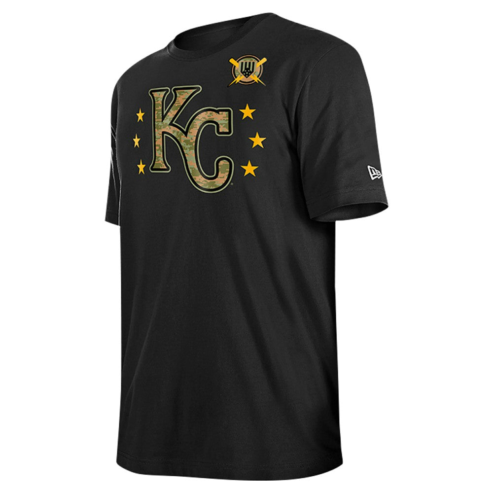 Kansas City Royals 2024 Armed Forces Day T-Shirt - Black | New Era