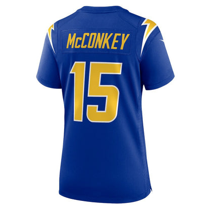 Ladd McConkey Los Angeles Chargers Women's Alternate Game Jersey - Royal | Nike on sale