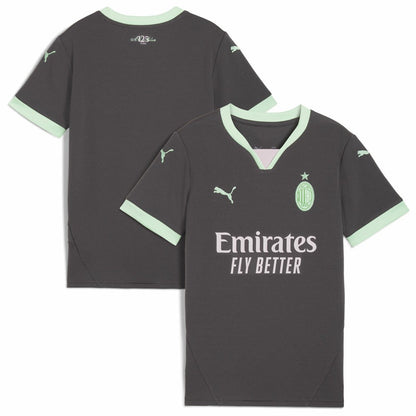 AC Milan Youth 2024/25 Third Replica Jersey - Charcoal | Puma sale