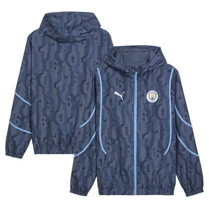 Manchester City 2024/25 Pre-Match Anthem dryCELL Full-Zip Hoodie Jacket - Blue | Puma shop