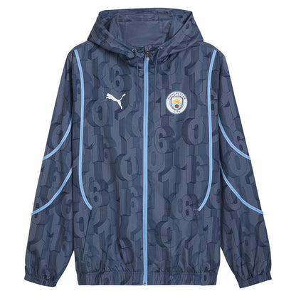 Manchester City 2024/25 Pre-Match Anthem dryCELL Full-Zip Hoodie Jacket - Blue | Puma shop
