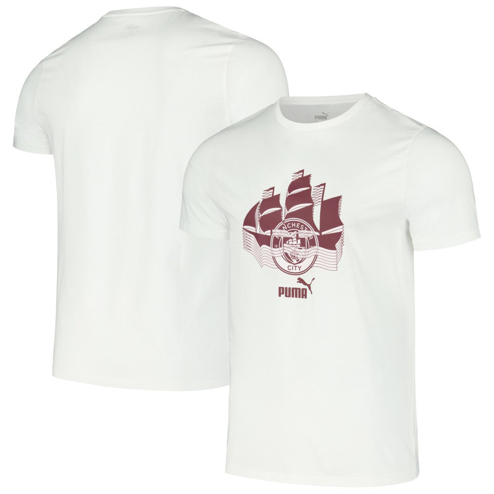 Manchester City ftblCulture T-Shirt - White | Puma shop