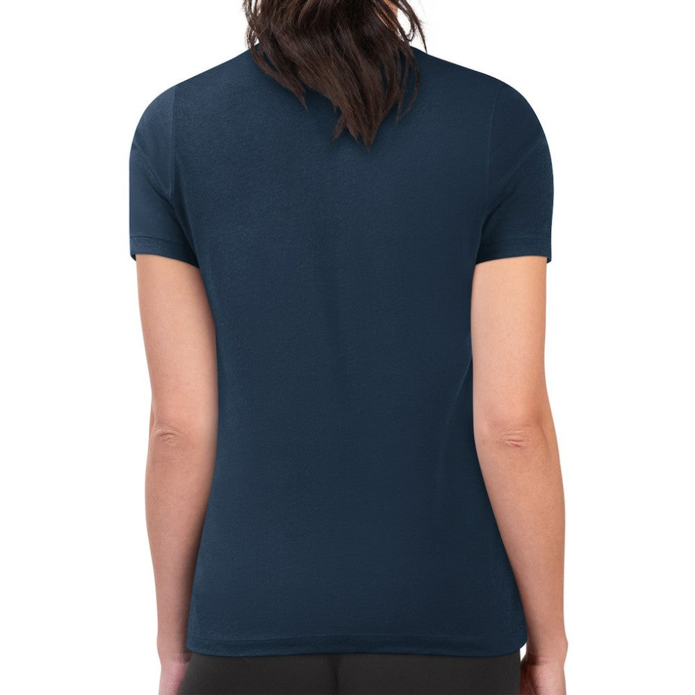 Cleveland Guardians G-III 4Her by Carl Banks Women's Super-Slim Fit Lightweight Team Logo Graphic T-Shirt - Navy