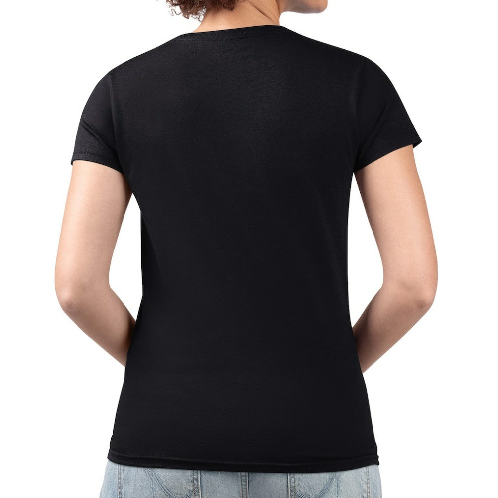 Arizona Diamondbacks G-III 4Her by Carl Banks Women's Super-Slim Fit Lightweight Team Logo Graphic V-Neck T-Shirt - Black