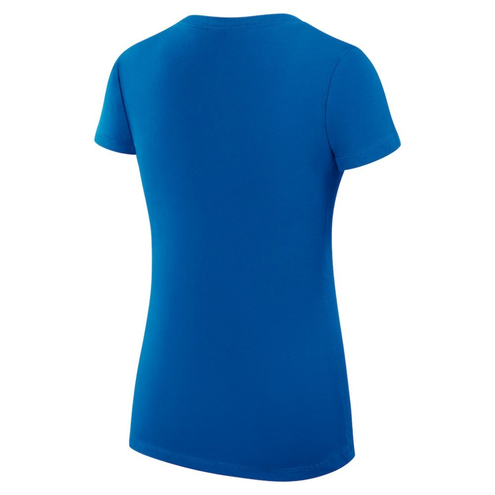Toronto Blue Jays G-III 4Her by Carl Banks Women's Super-Slim Fit Lightweight Team Logo Graphic V-Neck T-Shirt - Royal