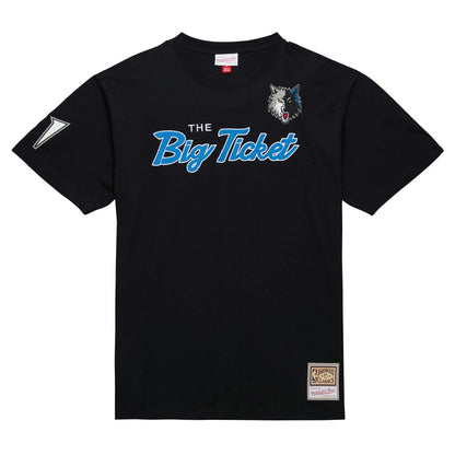 Kevin Garnett Minnesota Timberwolves Premium Nickname T-Shirt - Black | Mitchell & Ness sale