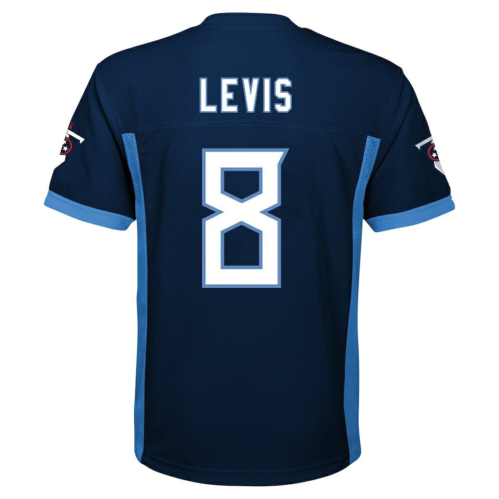 Will Levis Tennessee Titans Youth Replica Player Jersey - Navy outlet