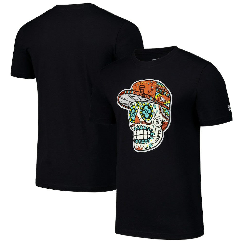 San Francisco Giants Sugar Skulls T-Shirt - Black | New Era