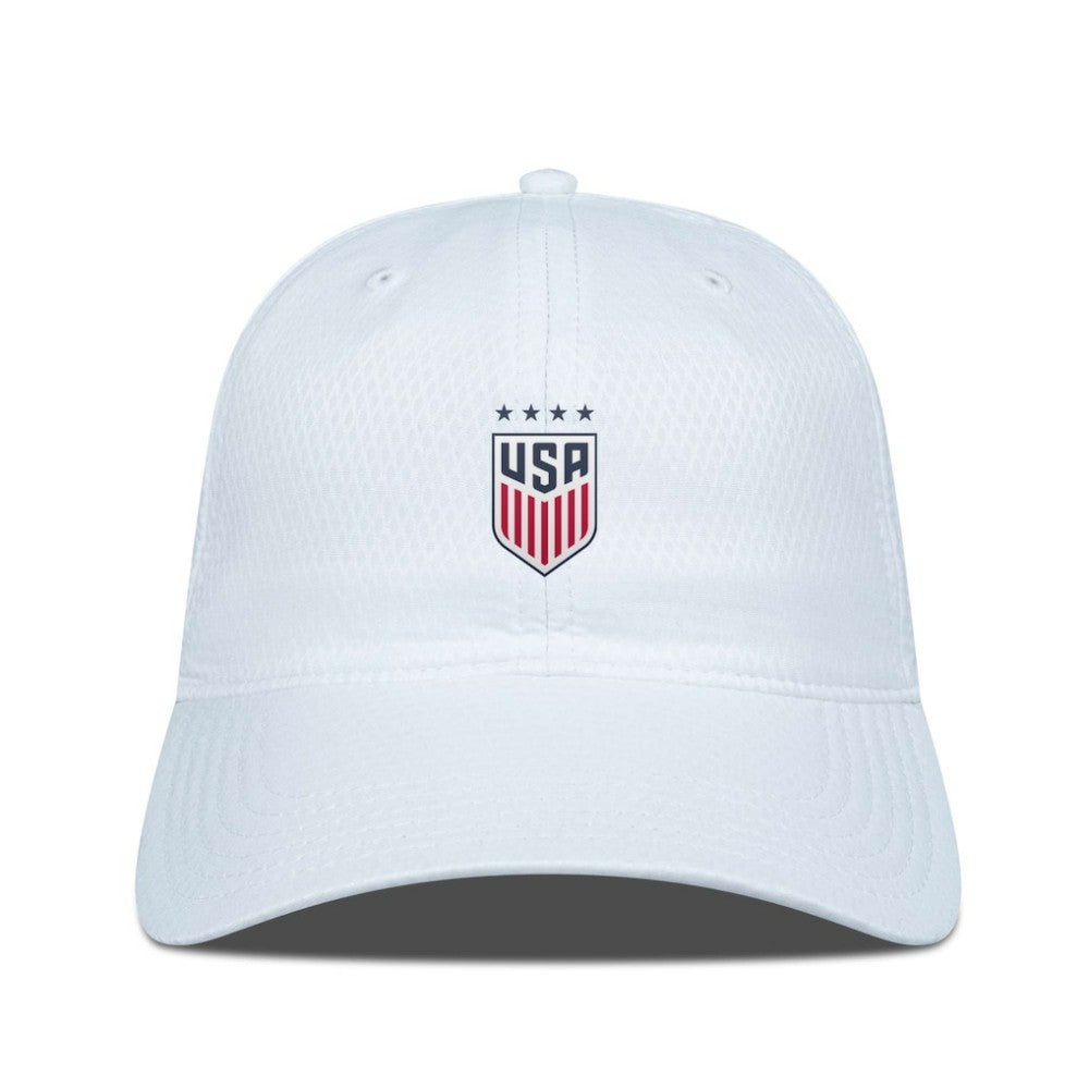 USWNT Levelwear Matrix Insignia Core Adjustable Hat - White sale