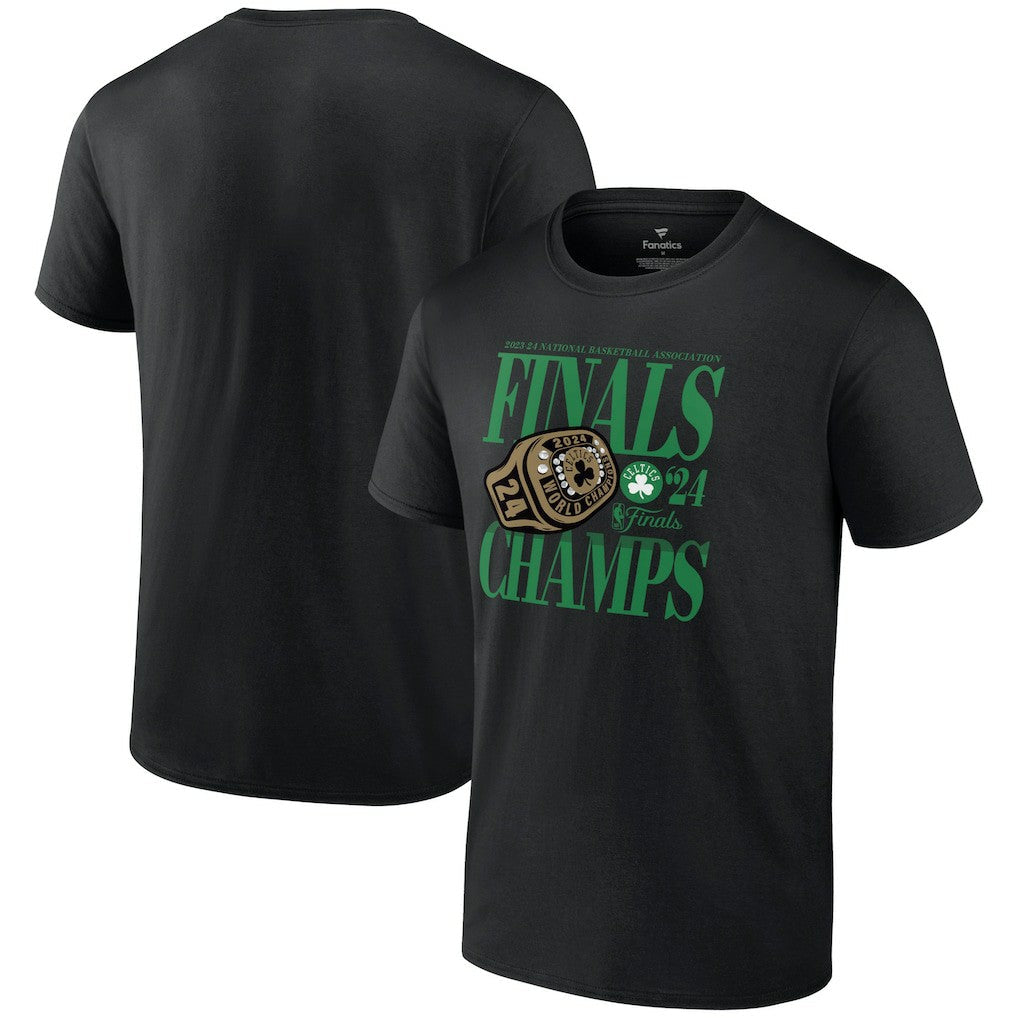 Boston Celtics 2024 NBA Finals Champions Ball Screen Ring T-Shirt - Black | Fanatics on sale