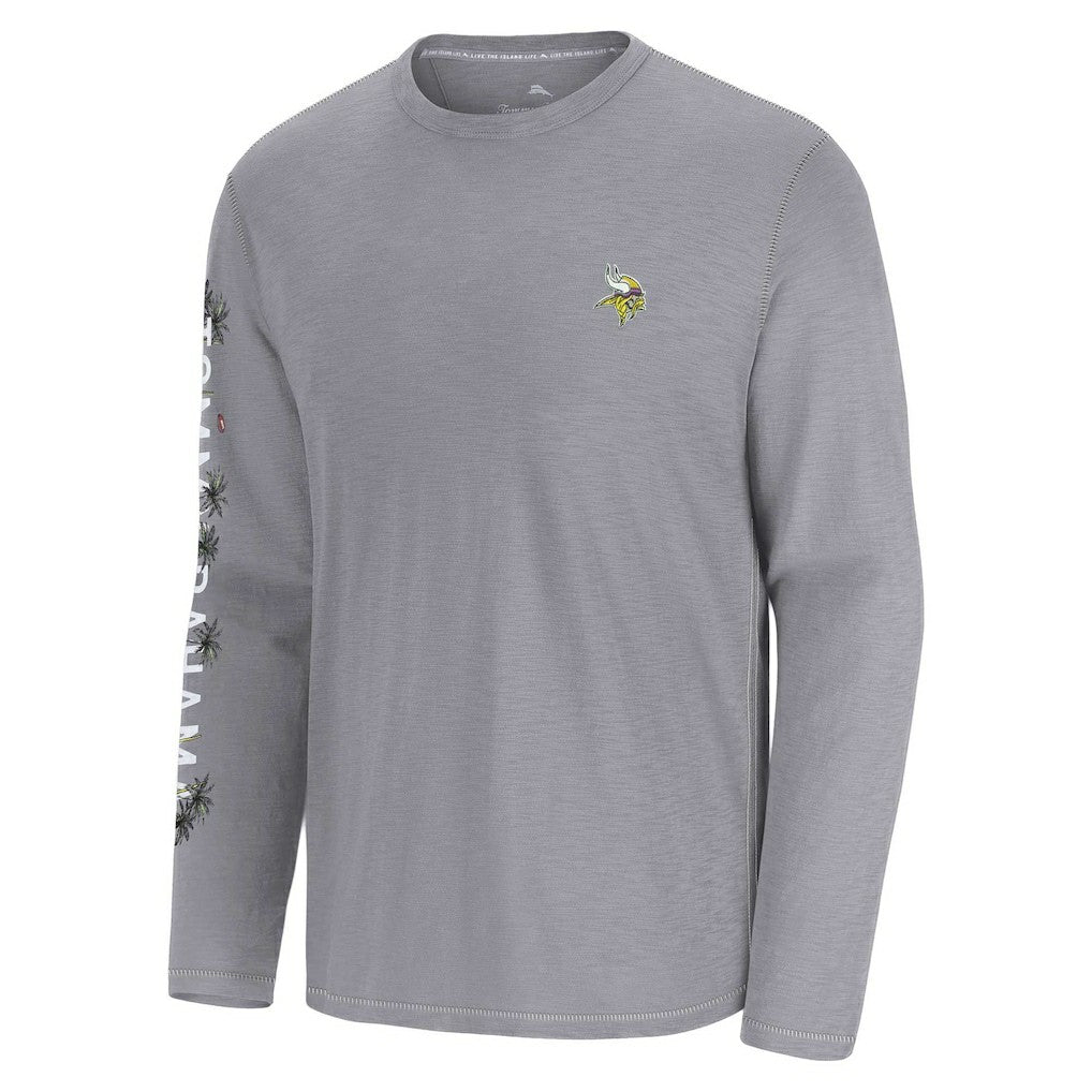 Minnesota Vikings Oasis Endzone Lux Long Sleeve T-Shirt - Gray outlet