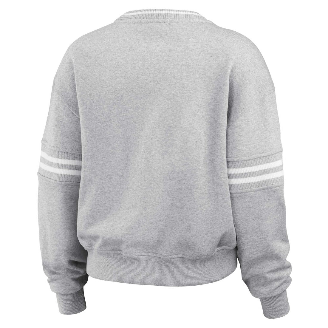 Tampa Bay Buccaneers WEAR by Erin Andrews Women's Cropped Pullover Sweatshirt - Heather Gray cheap