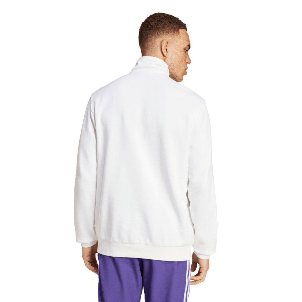 Real Madrid Originals Terrace Icons Collection Half-Zip Top - White | Adidas outlet
