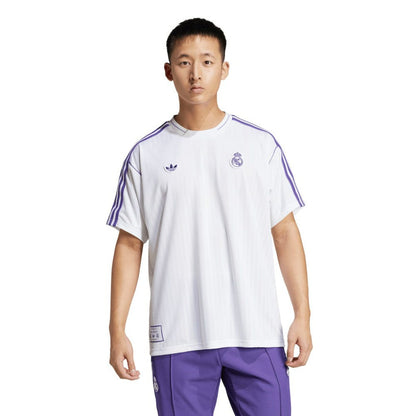 Real Madrid Originals Terrace Icons Collection Fashion Jersey - White | Adidas cheap
