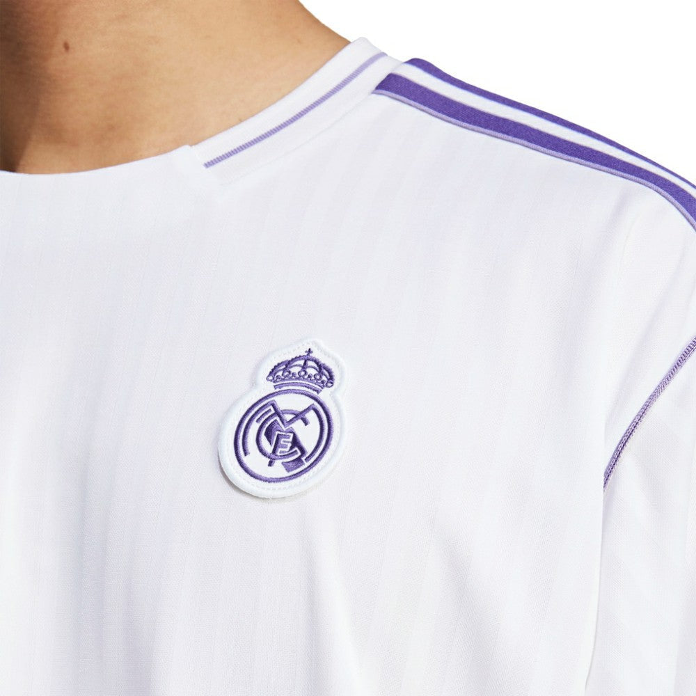 Real Madrid Originals Terrace Icons Collection Fashion Jersey - White | Adidas cheap