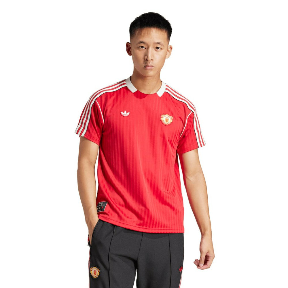 Manchester United Originals Terrace Icons Collection Fashion Jersey - Red | Adidas for sale