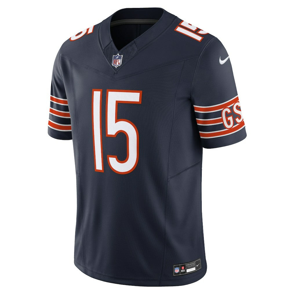 Rome Odunze Chicago Bears Vapor F.U.S.E. Limited Jersey - Navy | Nike on sale
