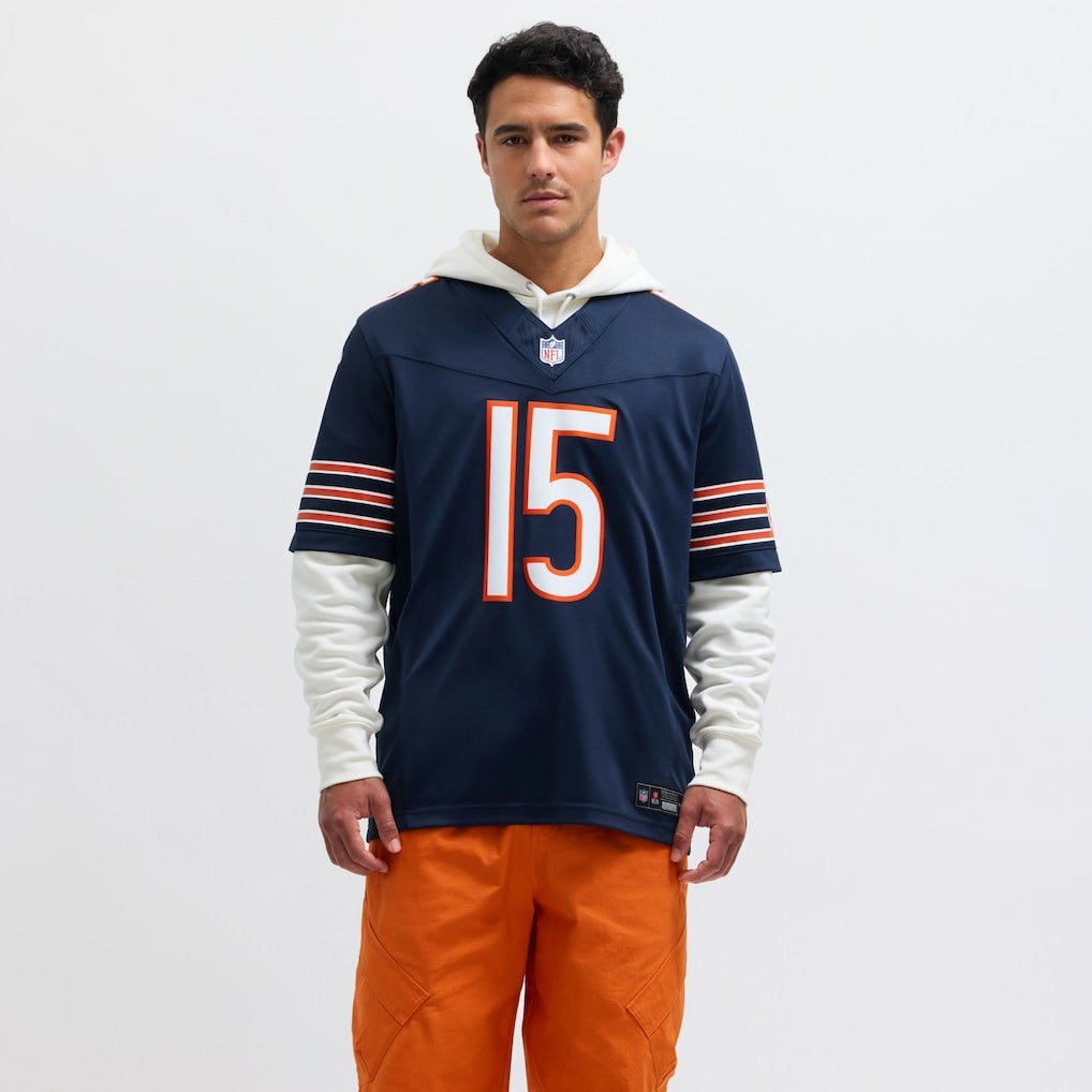 Rome Odunze Chicago Bears Vapor F.U.S.E. Limited Jersey - Navy | Nike on sale