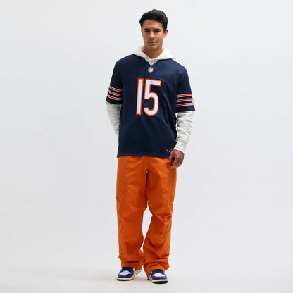 Rome Odunze Chicago Bears Vapor F.U.S.E. Limited Jersey - Navy | Nike on sale