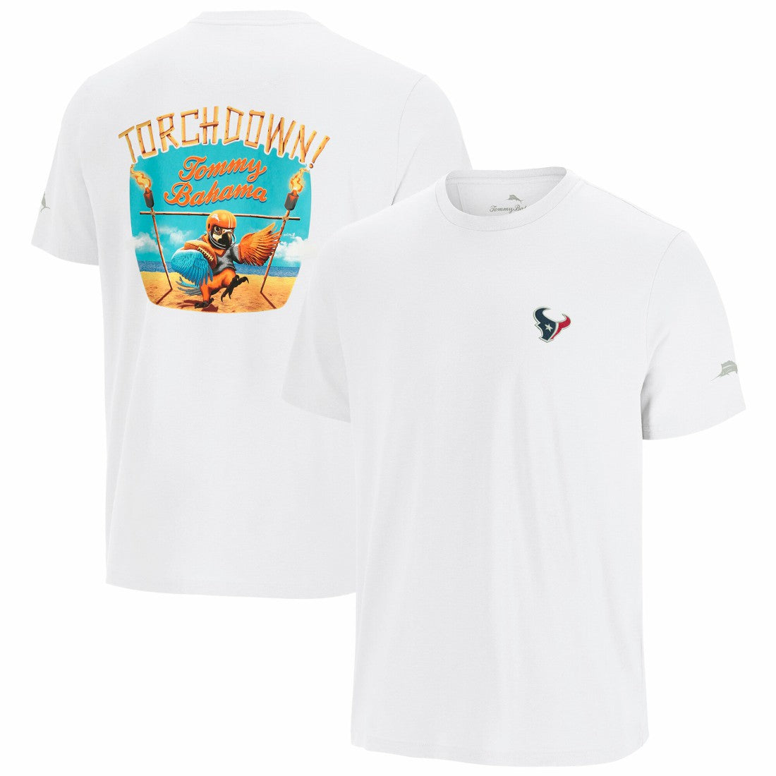 Houston Texans Sport Torchdown Graphic T-Shirt - White sale