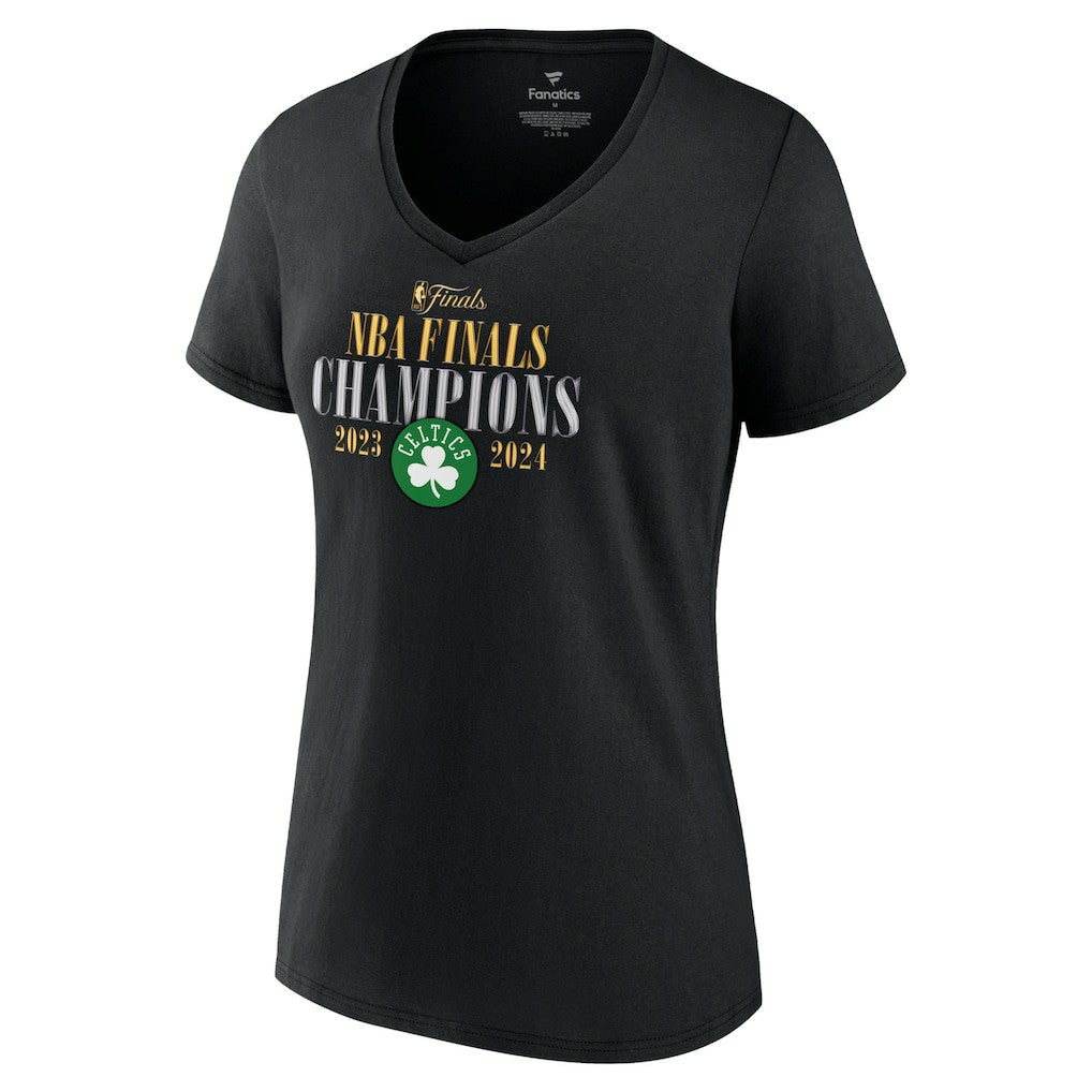 Boston Celtics Women's 2024 NBA Finals Champions Fade Away Jumper Roster Signature V-Neck T-Shirt - Black | Fanatics cheap