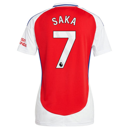 Bukayo Saka Arsenal Women's 2024/25 Home Replica Player Jersey – Red | Adidas online