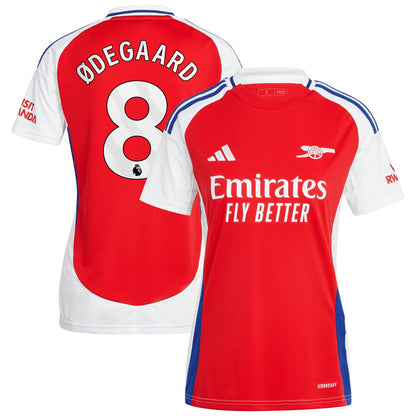 Martin Odegaard Arsenal Women's 2024/25 Home Replica Player Jersey – Red | Adidas sale
