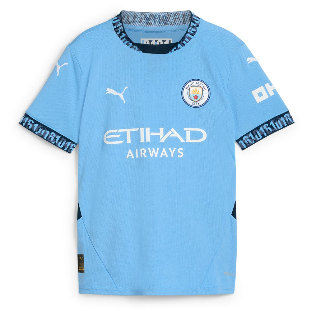 Kevin De Bruyne Manchester City Youth 2024/25 Home Replica Player Jersey - Light Blue | Puma cheap