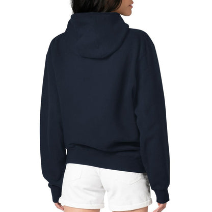 New York Yankees G-III 4Her by Carl Banks Women's Leopard Heart Pullover Hoodie - Navy