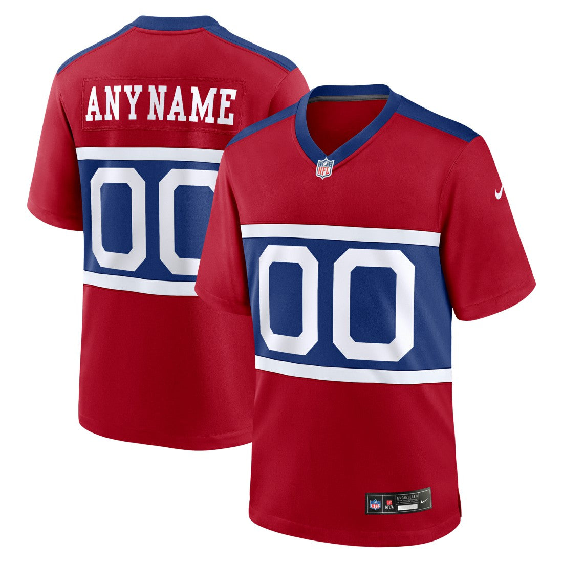 New York Giants Alternate Game Custom Jersey - Century Red | Nike on sale