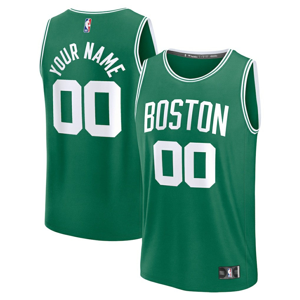 Boston Celtics Youth Fast Break Custom Replica Jersey - Kelly Green - Icon Edition | Fanatics discount