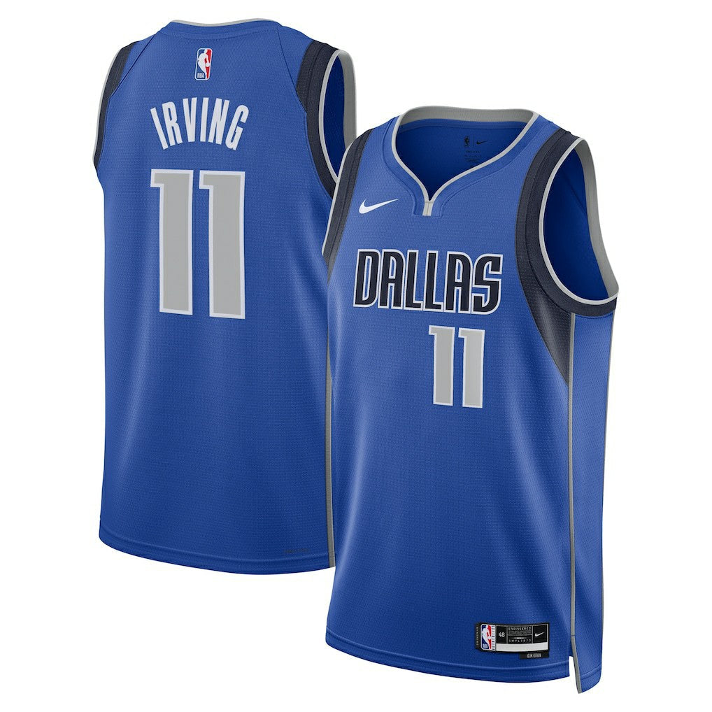 Kyrie Irving Dallas Mavericks Unisex Badge Swingman Replica Jersey sale - Icon Editi- Blue | Nike sale