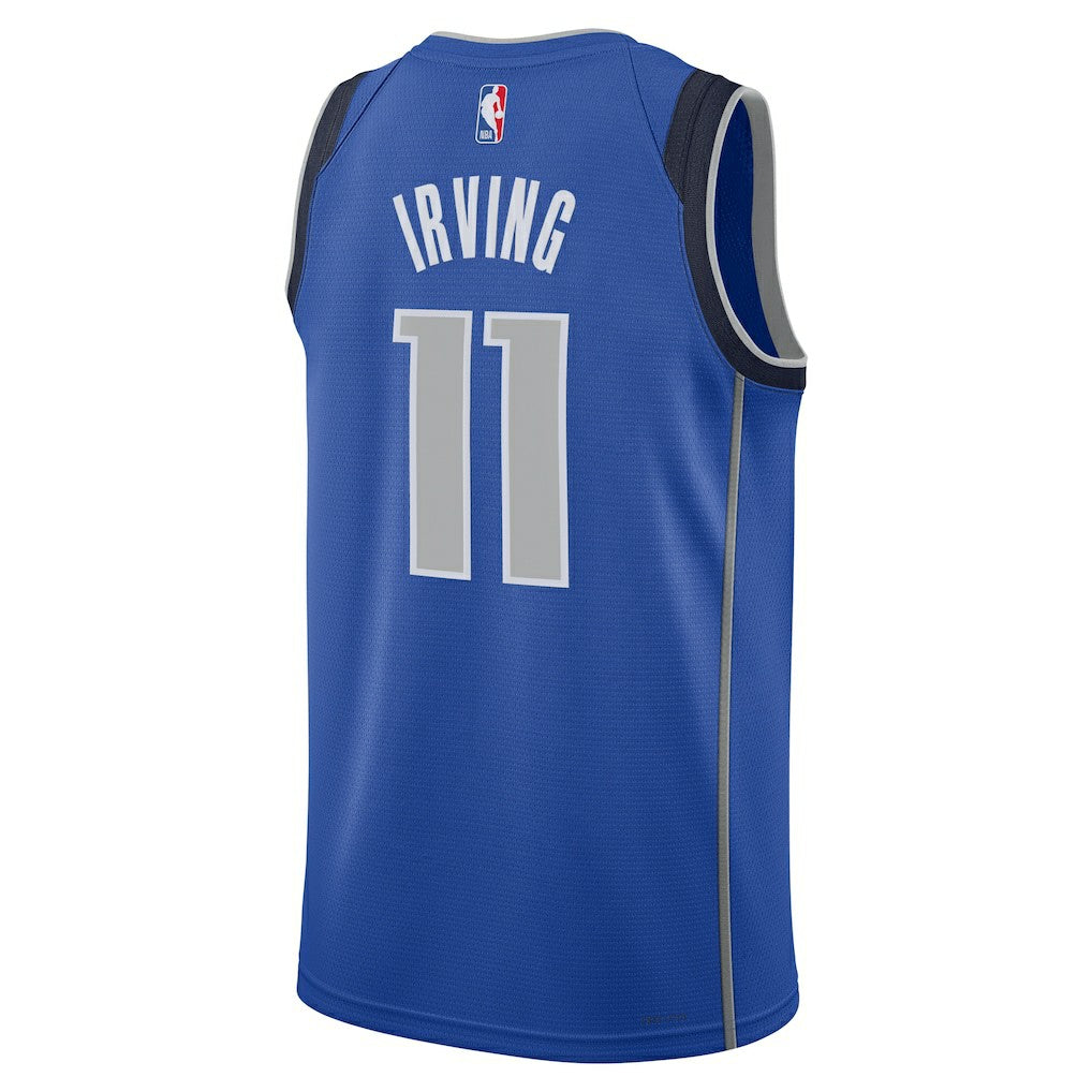 Kyrie Irving Dallas Mavericks Unisex Badge Swingman Replica Jersey sale - Icon Editi- Blue | Nike sale