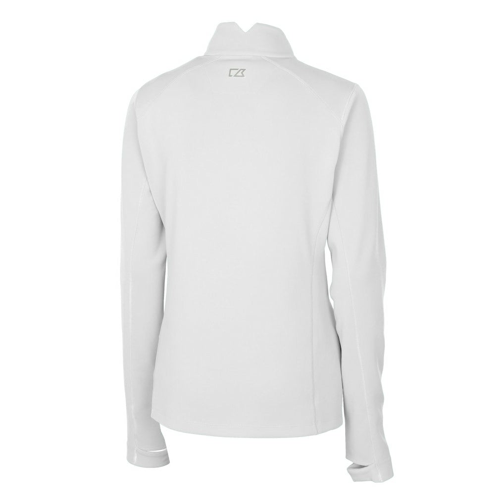 Indianapolis Colts Cutter & Buck Women's Traverse Stretch DryTec Quarter-Zip Top - White outlet