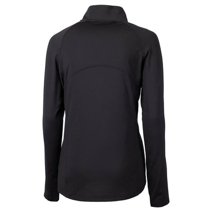Indianapolis Colts Cutter & Buck Women's Adapt Eco Knit Stretch Recycled Half-Zip Pullover Top - Black online