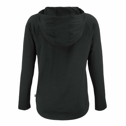 Chicago Bears Cutter & Buck Women's Coastline Epic Comfort Eco Recycled Long Sleeve Hoodie T-Shirt - Black discount