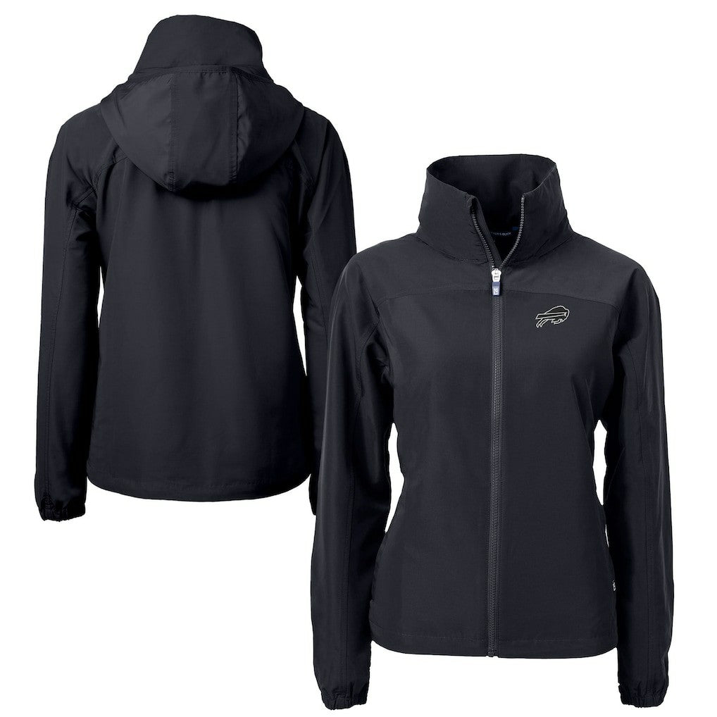 Buffalo Bills Cutter & Buck Women's Charter Eco Recycled Full-Zip Hoodie Jacket - Black discount