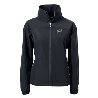 Buffalo Bills Cutter & Buck Women's Charter Eco Recycled Full-Zip Hoodie Jacket - Black discount