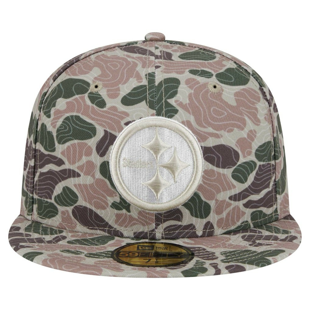 Pittsburgh Steelers New Era Geo Camo 59FIFTY Fitted Hat sale