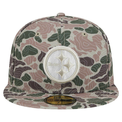 Pittsburgh Steelers New Era Geo Camo 59FIFTY Fitted Hat sale