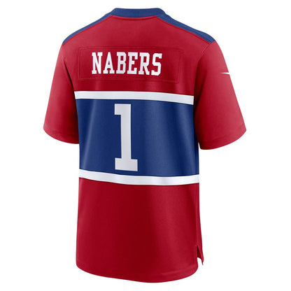 Malik Nabers New York Giants Youth Game Jersey - Red | Nike online